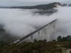 Una mañana de diciembre, nuevo puente de Gundián sobre el Ulla
