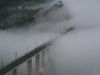 Una mañana de diciembre, nuevo puente de Gundián sobre el Ulla