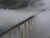 Una mañana de diciembre, nuevo puente de Gundián sobre el Ulla