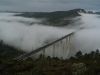 Una mañana de diciembre, nuevo puente de Gundián sobre el Ulla