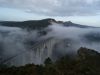 Una mañana de diciembre, nuevo puente de Gundián sobre el Ulla