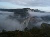 Una mañana de diciembre, nuevo puente de Gundián sobre el Ulla