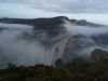 Una mañana de diciembre, nuevo puente de Gundián sobre el Ulla