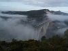 Una mañana de diciembre, nuevo puente de Gundián sobre el Ulla