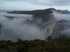 Una mañana de diciembre, nuevo puente de Gundián sobre el Ulla