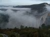 Una mañana de diciembre, nuevo puente de Gundián sobre el Ulla