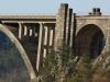 Detalle del Puente Gundián, de la línea vieja de Santiago-Ourense (aun en uso)