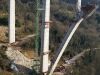 Puente Gundián y las obras del puente nuevo de la Línea del AVE Santiago-Ourense
