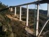 Puente Gundián y las obras del puente nuevo de la Línea del AVE Santiago-Ourense