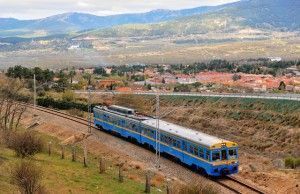 La UT 440-096 haciendo el tren Río Eresma. Foto: AAFM.