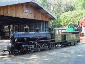 Locomotora tipo 1-4-0. Foto: Centre D'Estudis - Modelisme Vapor Barcelona
