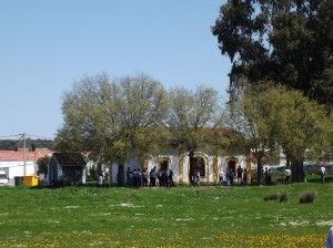 Estación de El Vacar durante la visita
