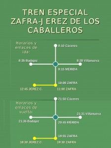 Horarios de combinación con otros trenes