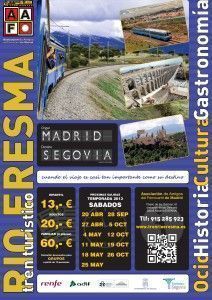 Cartel del Tren Turístico Río Eresma